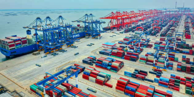 2023年北部湾港集装箱吞吐量802.2万标箱，，，，，一连7年两位数增添